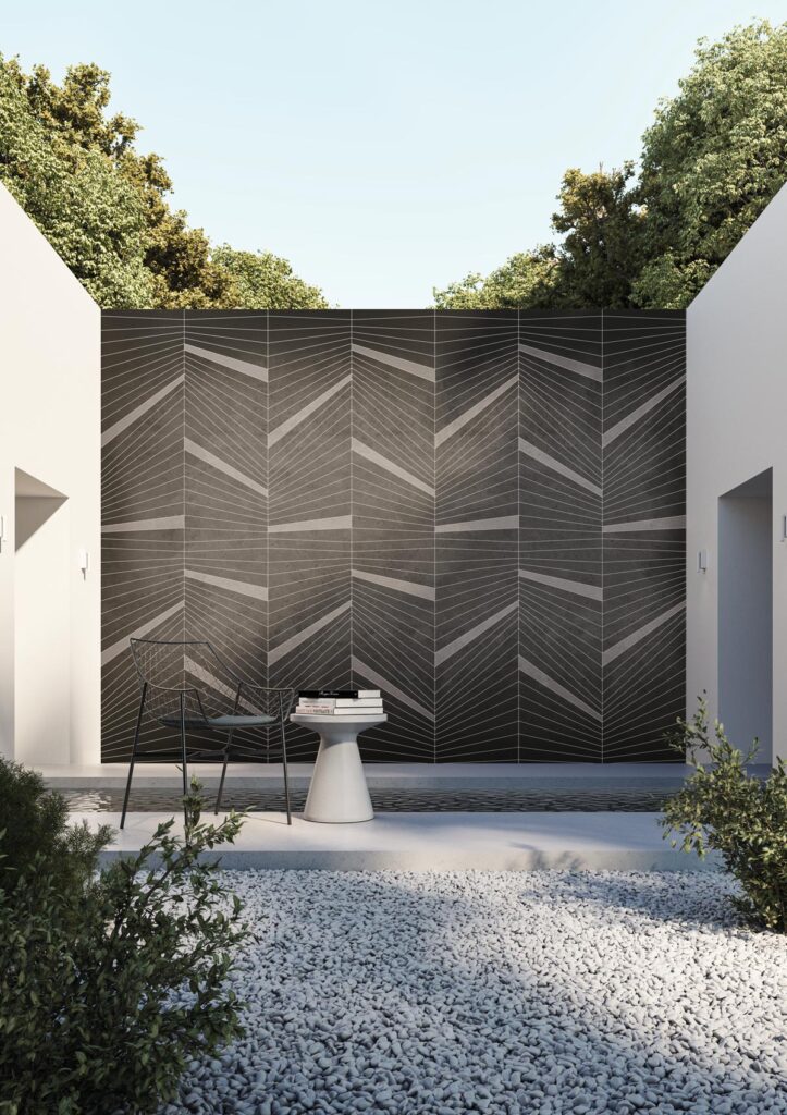 modern striped wallpaper Binomio