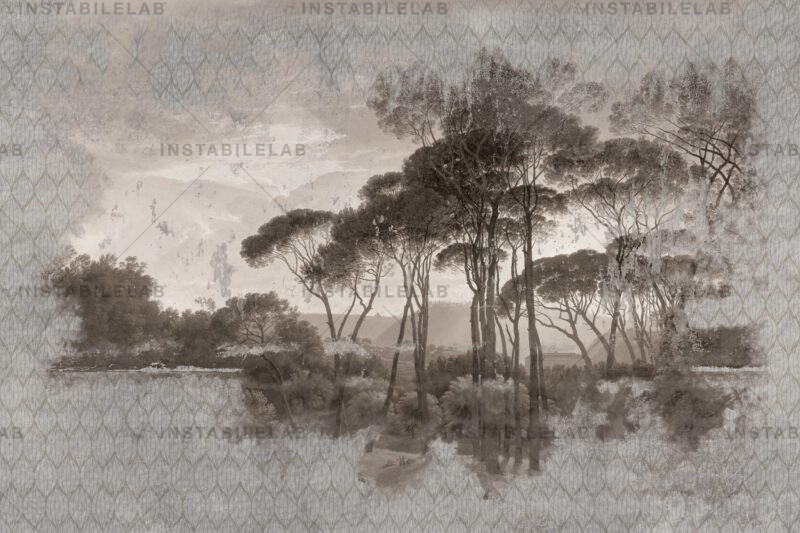 Papier peint avec forêt Pino Real variante 2