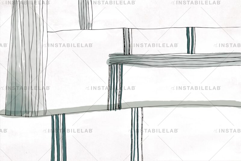 Striped wallpaper Plan variant 2