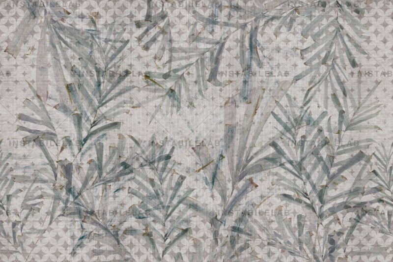 Tropical leaf wallpaper Rugiada variant 1