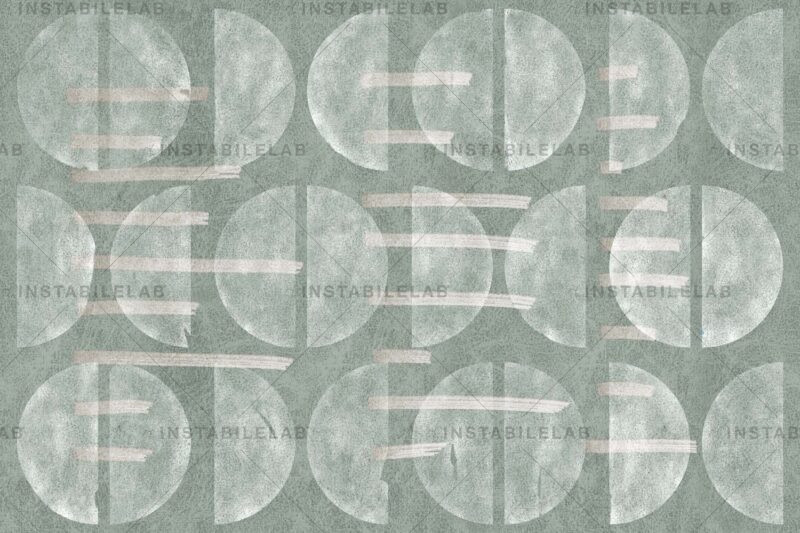 Papier peint géométrique de style vintage Angy du catalogue Avenue Instabilelab.
