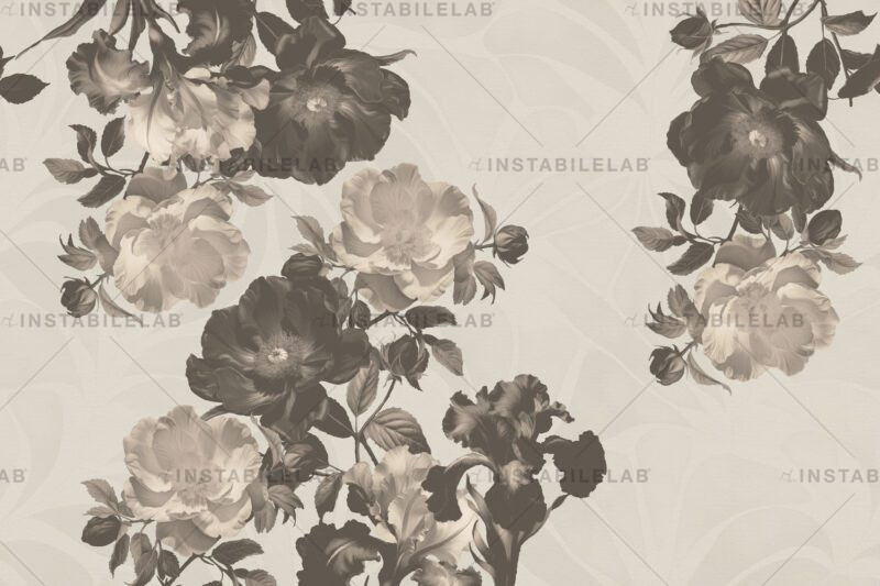 Augustin floral and artistic wallpaper from the Avenue Instabilelab catalogue.
