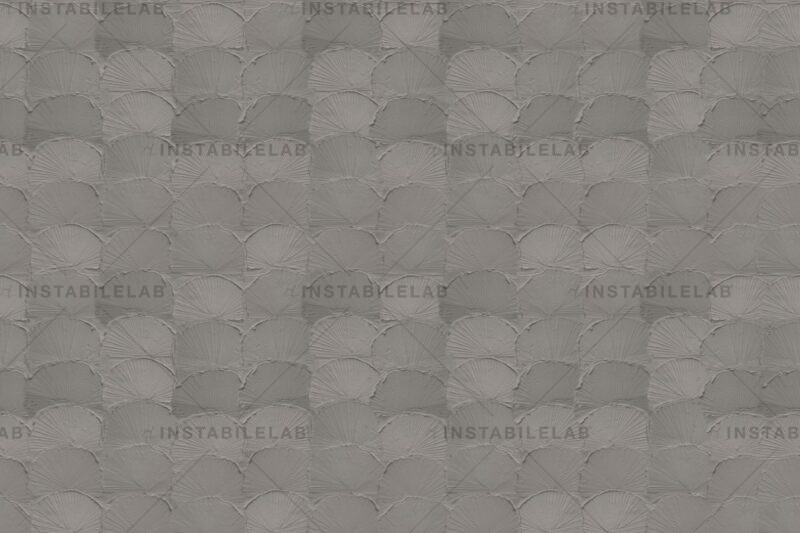 Barnaba carta da parati materica colorazione grigio chiaro della collezione Monochrome Instabilelab
