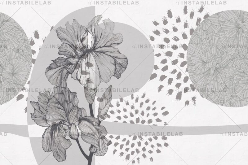 Benny Tapete, dekorativ mit Blumen aus dem Avenue Instabilelab Katalog.