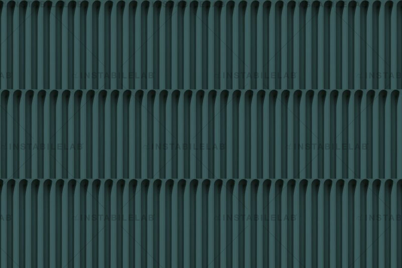 Diomira carta da parati geometrica colorazione blu scuro della collezione Monochrome Instabilelab
