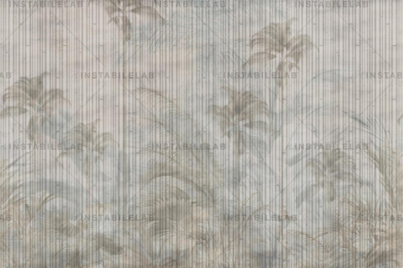 Doriane nature-themed wallpaper with leaves from the Avenue Instabilelab catalogue. 