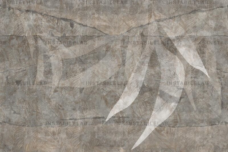 Madara textured wallpaper with leaves from the Avenue Instabilelab catalogue.