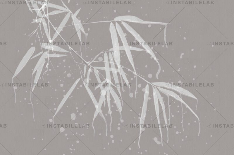 Nina elegante Tapete mit Blättern aus dem Avenue Instabilelab Katalog
