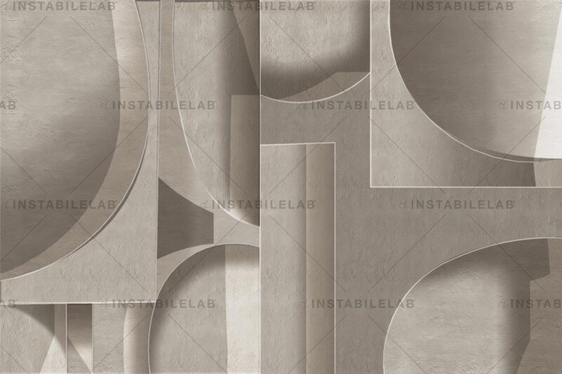 Noshima papier peint moderne, géométrique et élégant du catalogue Avenue Instabilelab.
