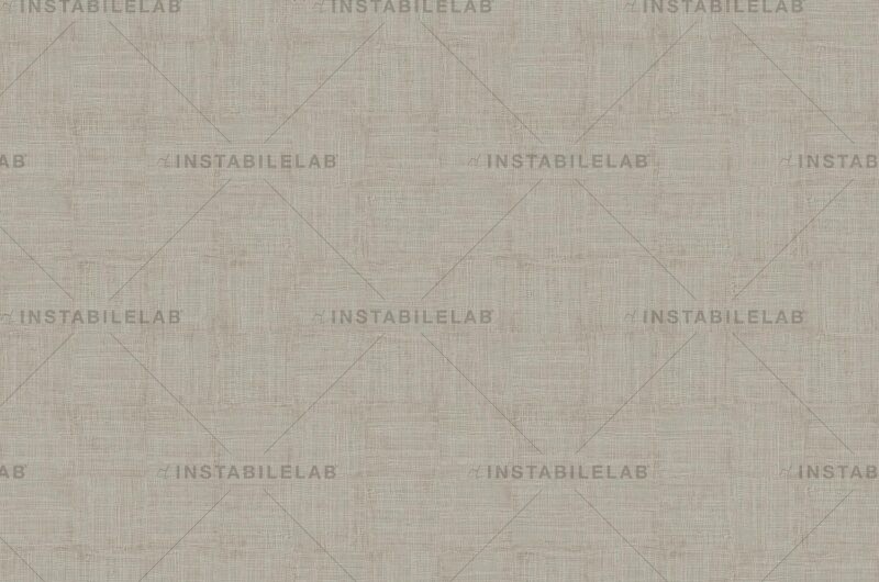 Carta da parati tessuto beige con pattern quadrettato